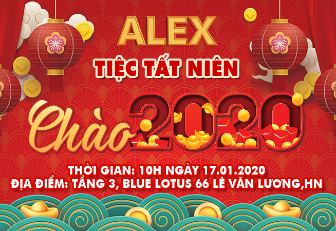 Thư mời dự tiệc tất niên chào năm mới 2020