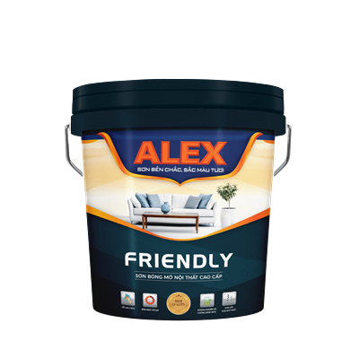 SƠN BÓNG MỜ NỘI THẤT CAO CẤP FRIENDLY