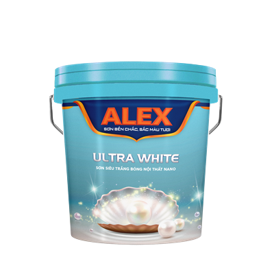 SƠN SIÊU TRẮNG NỘI THẤT NANO ALEX ULTRA WHITE